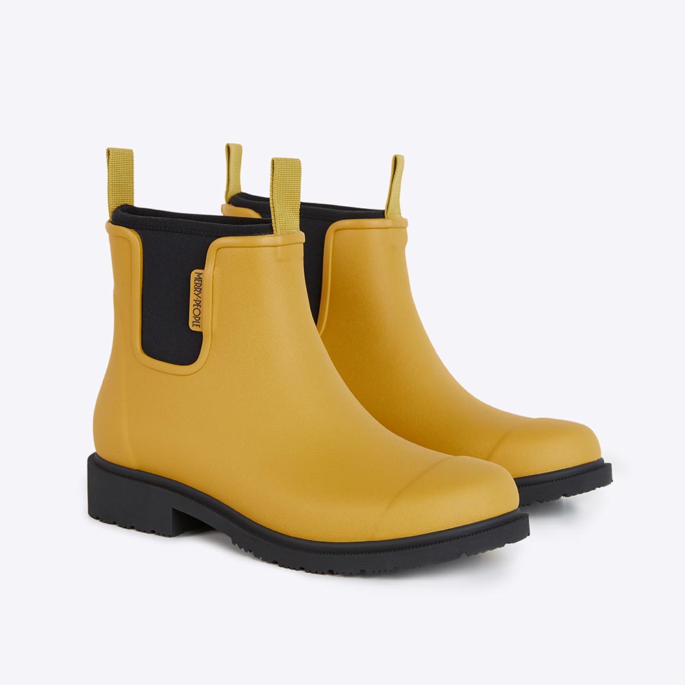 Bobbi Rain Boot // Mustard Yellow & Black Bobbi Rain Boot // Mustard Yellow & Black