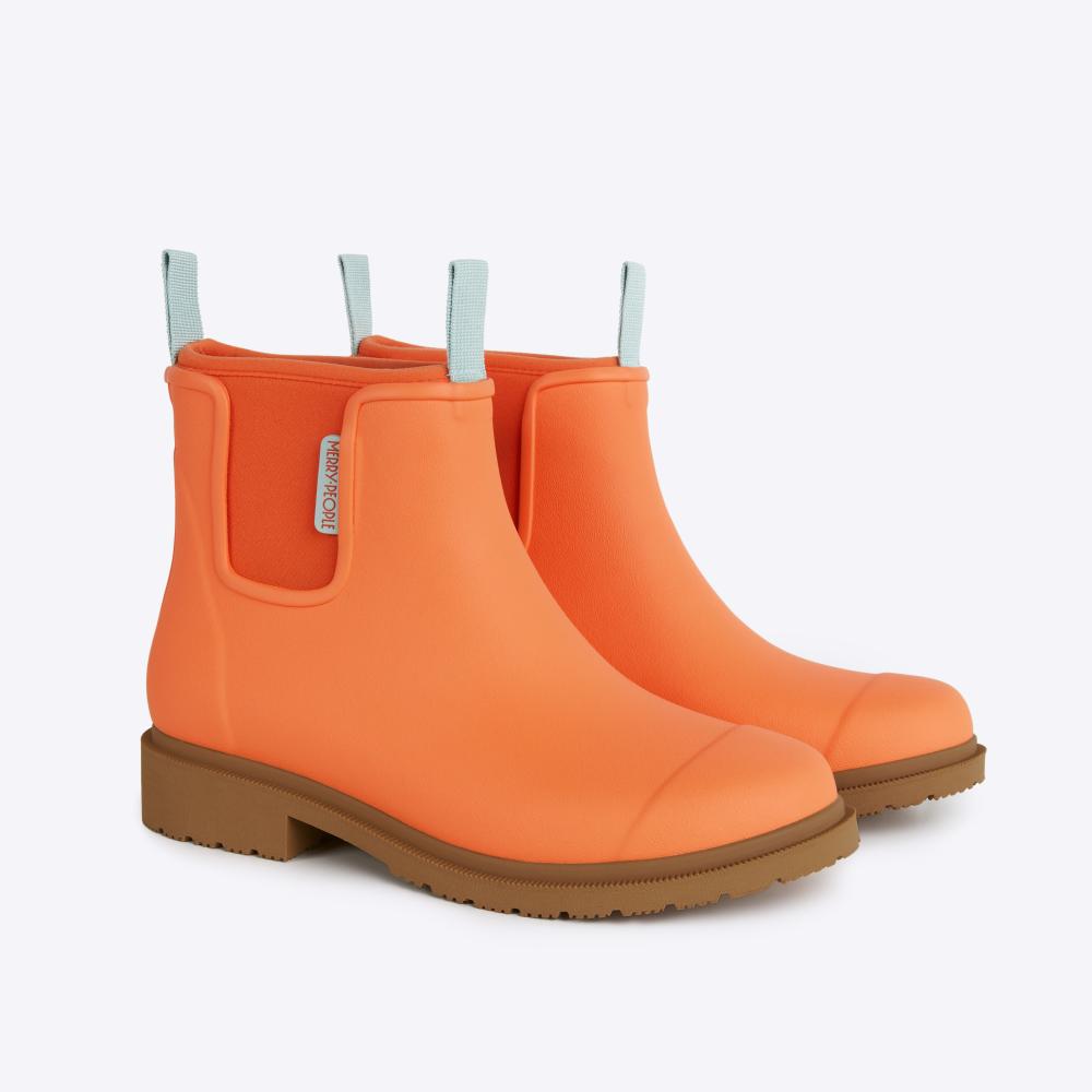 Bobbi Rain Boot // Sherbet Orange display picture 2