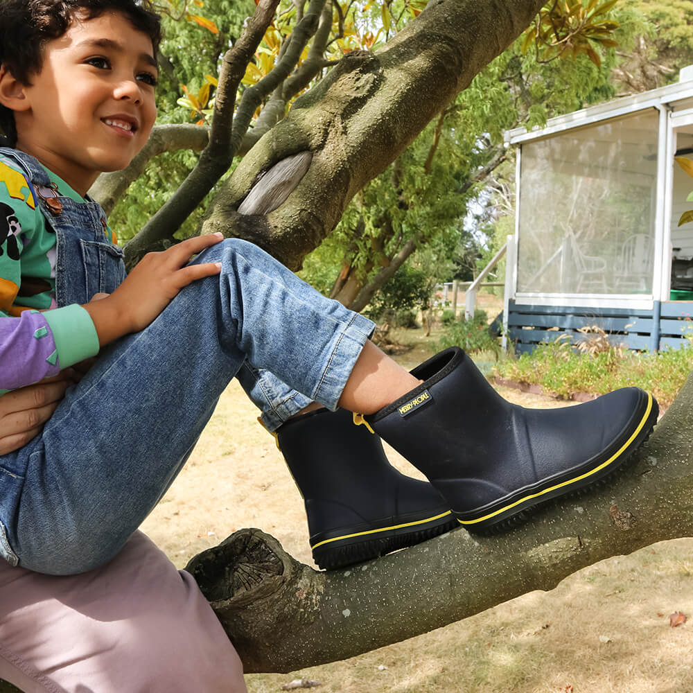 Andie Kids Rain Boot // Midnight Blue