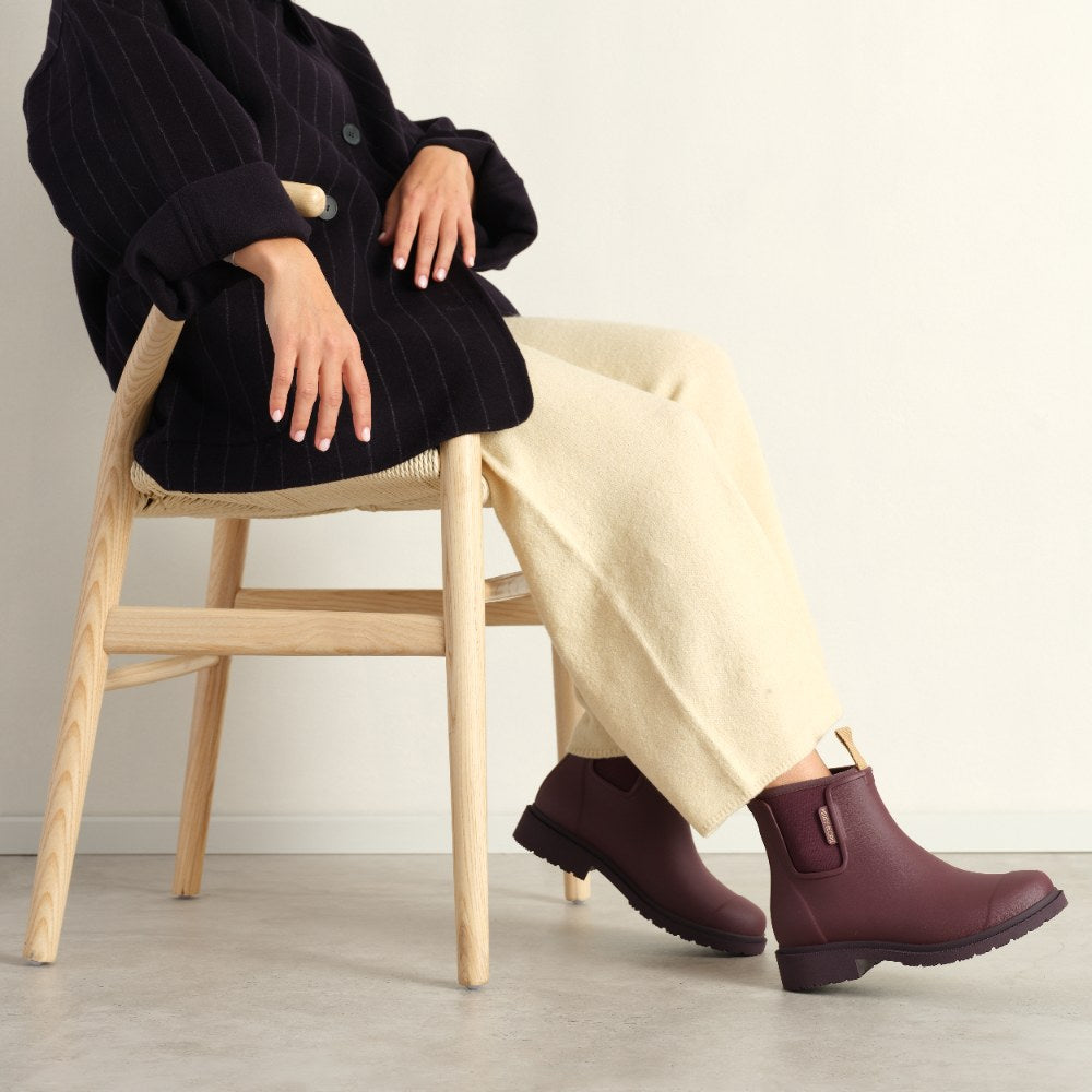 Bobbi Rain Boot // Dark Cherry
