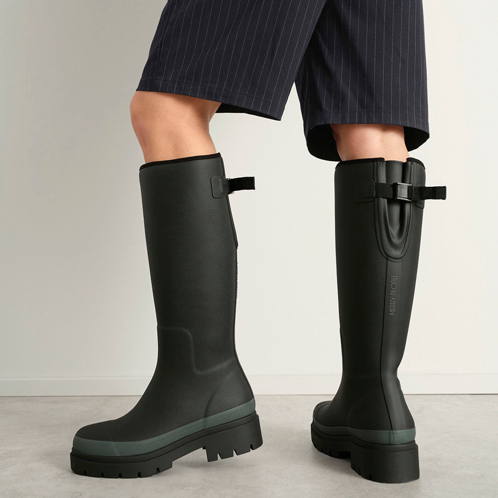 Fergie Tall Rain Boot // Black