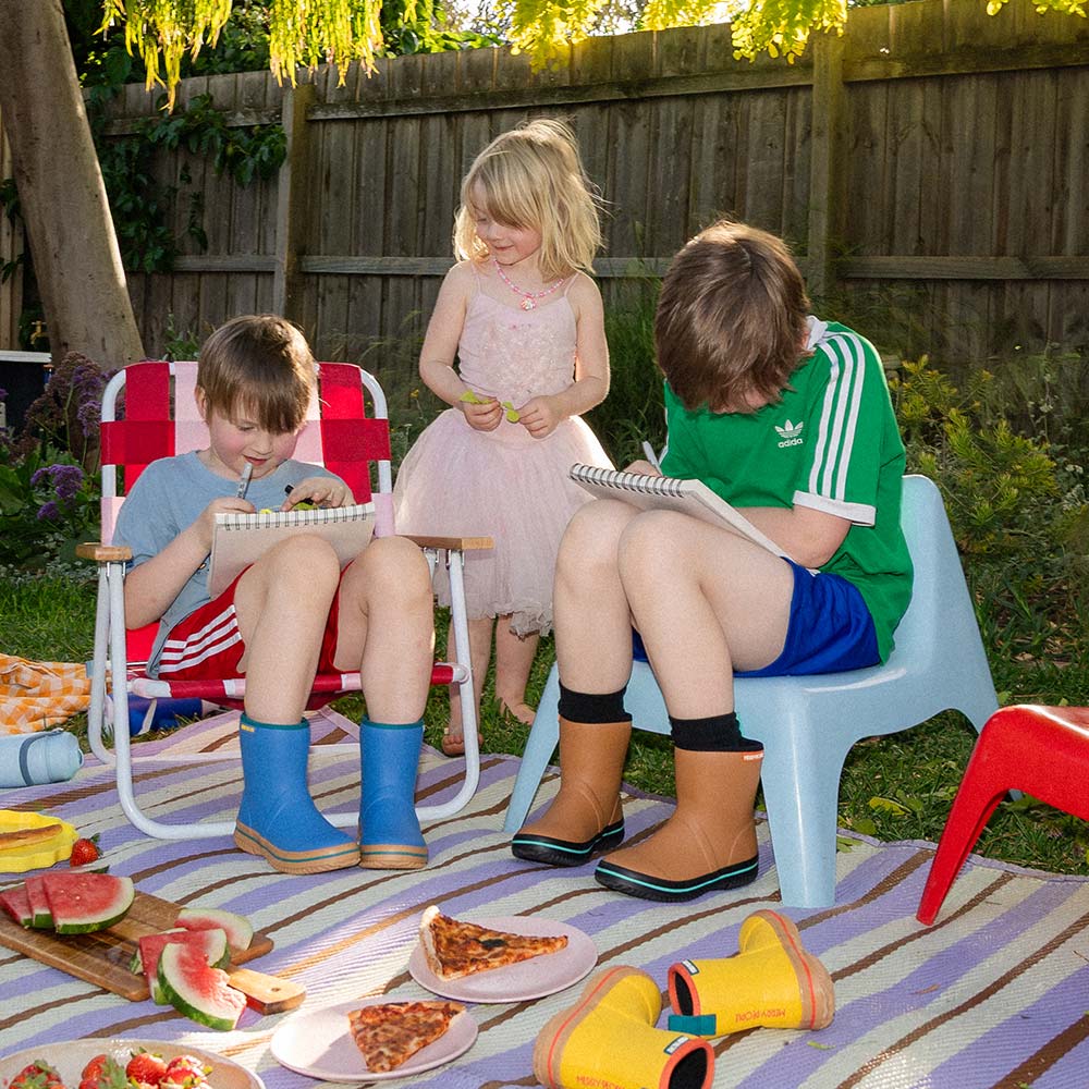 Andie Kids Rain Boot // Ocean Blue
