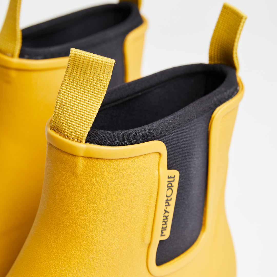 Bobbi Rain Boot // Mustard Yellow & Black