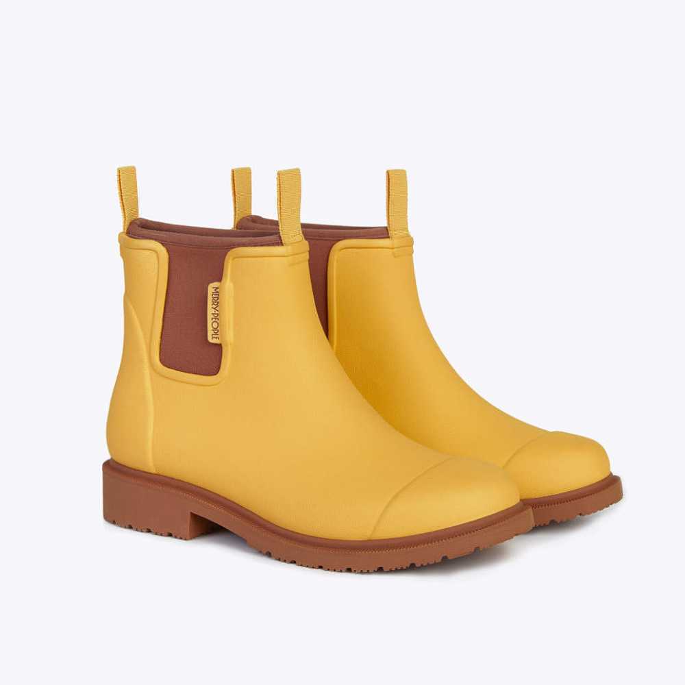 Cheap womens yellow rain boots online