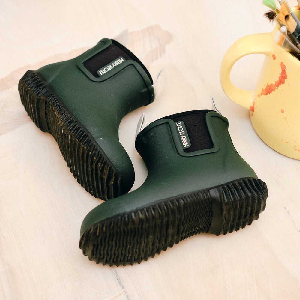 Bobbi Kids Rain Boot // Forest Green