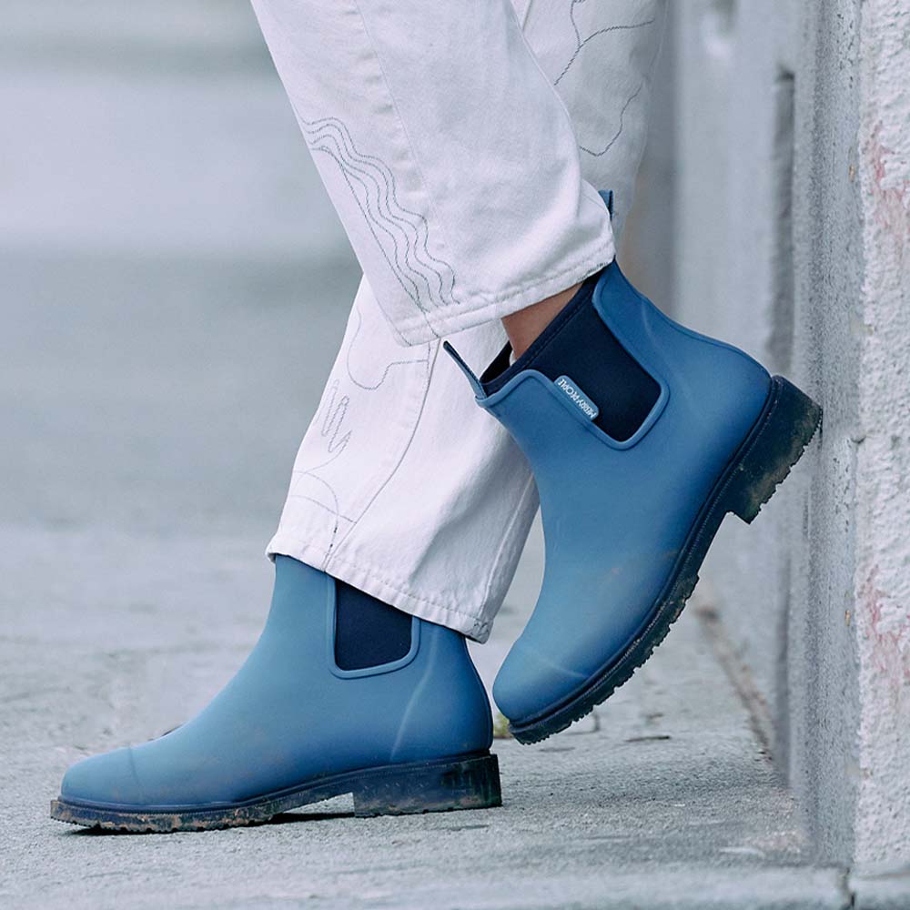 Bobbi Rain Boot // Denim Blue