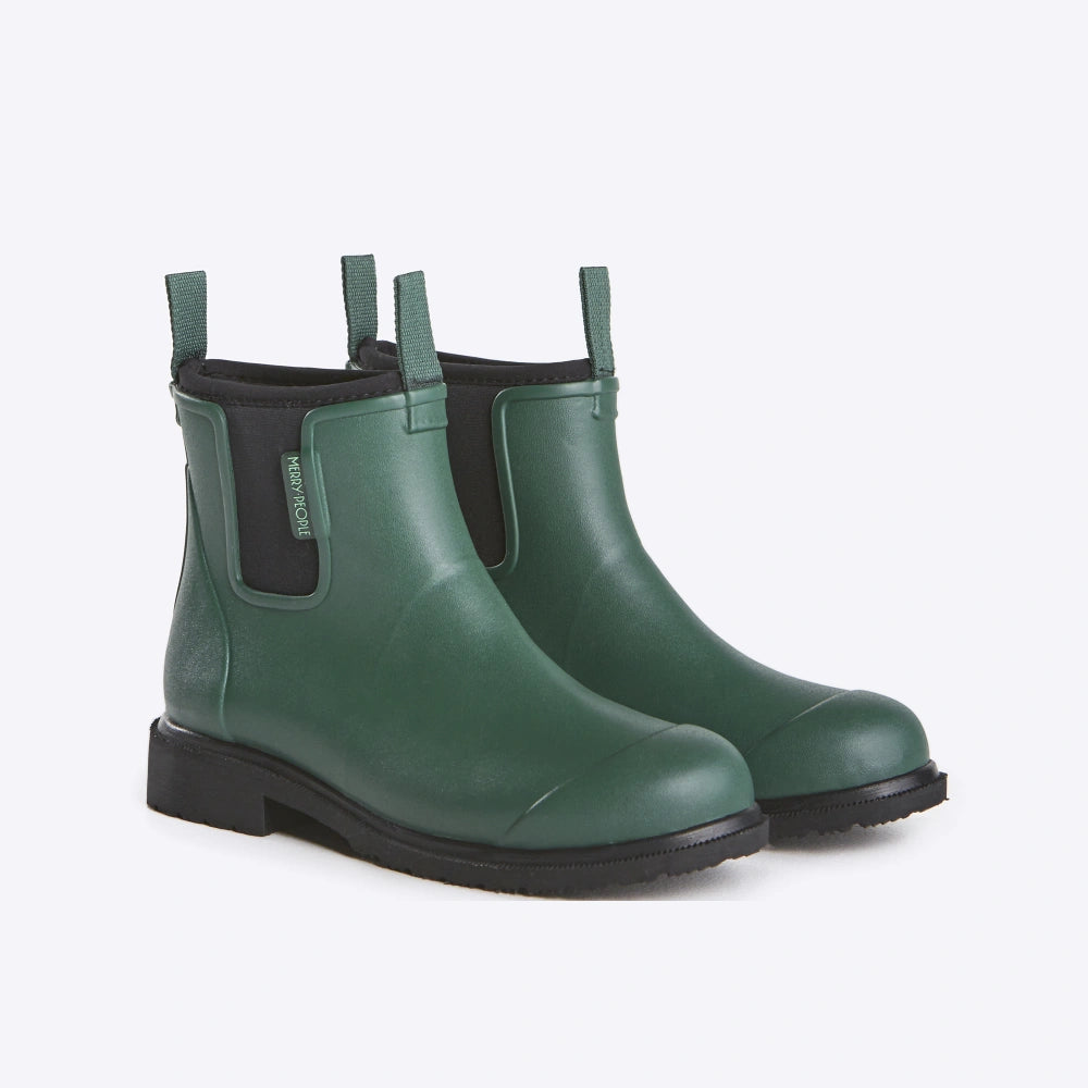 Bobbi Rain Boot // Alpine Green & Black