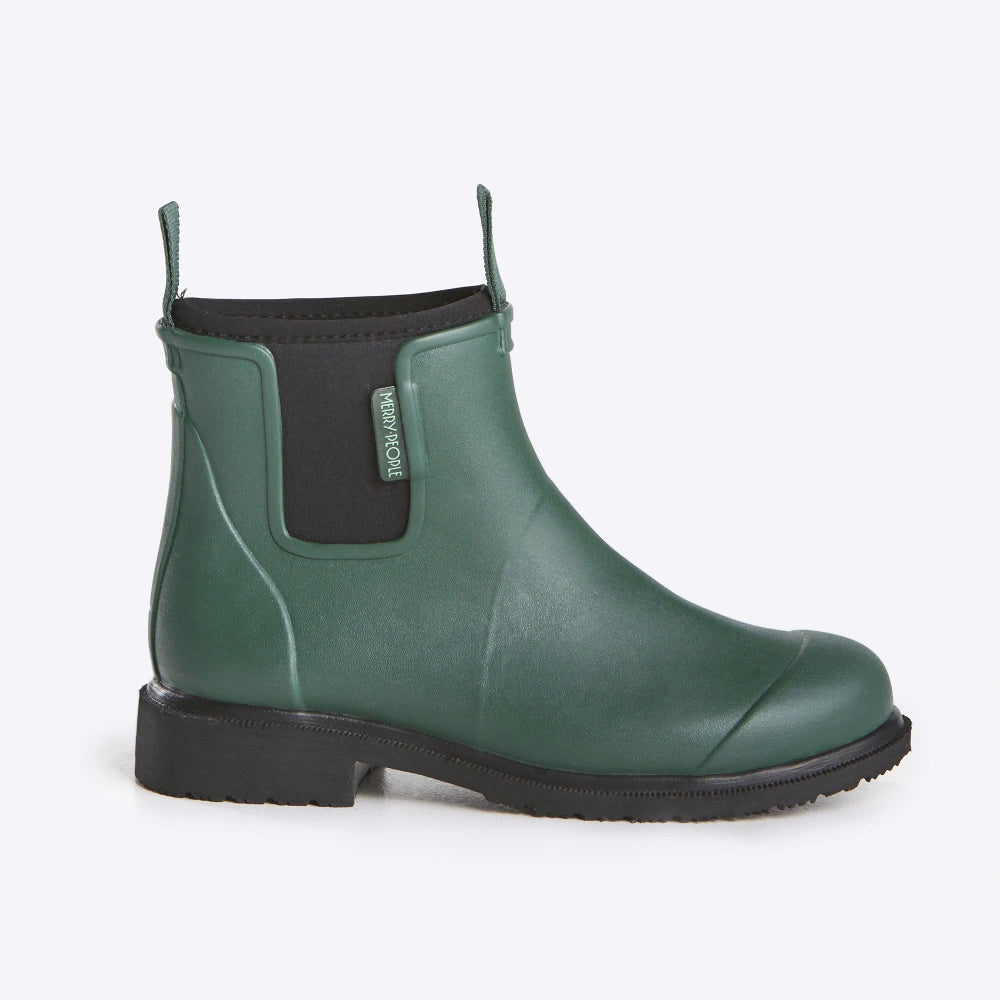 Bobbi Rain Boot // Alpine Green & Black