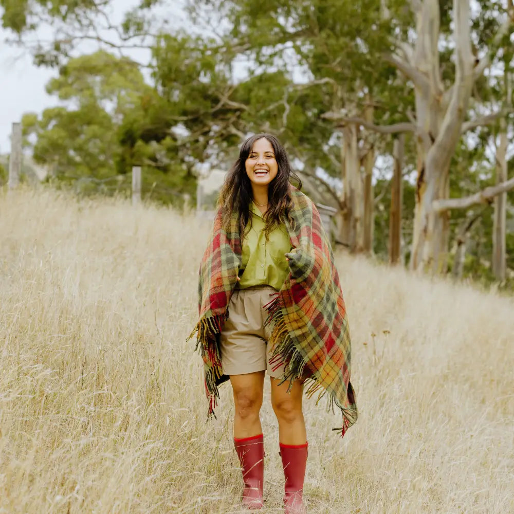 Darcy Mid Calf Rainboot // Beetroot & Red