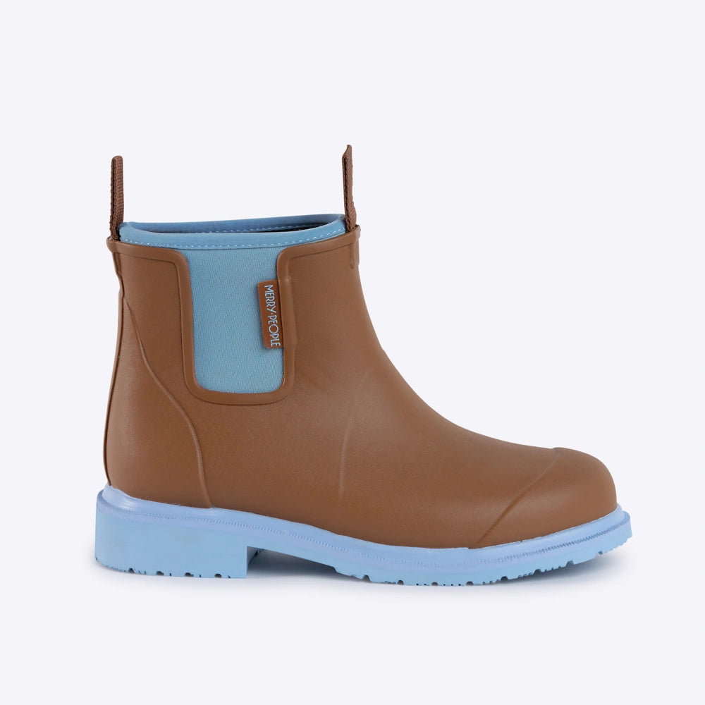 Bobbi Rain Boot // Chestnut & Ice Blue