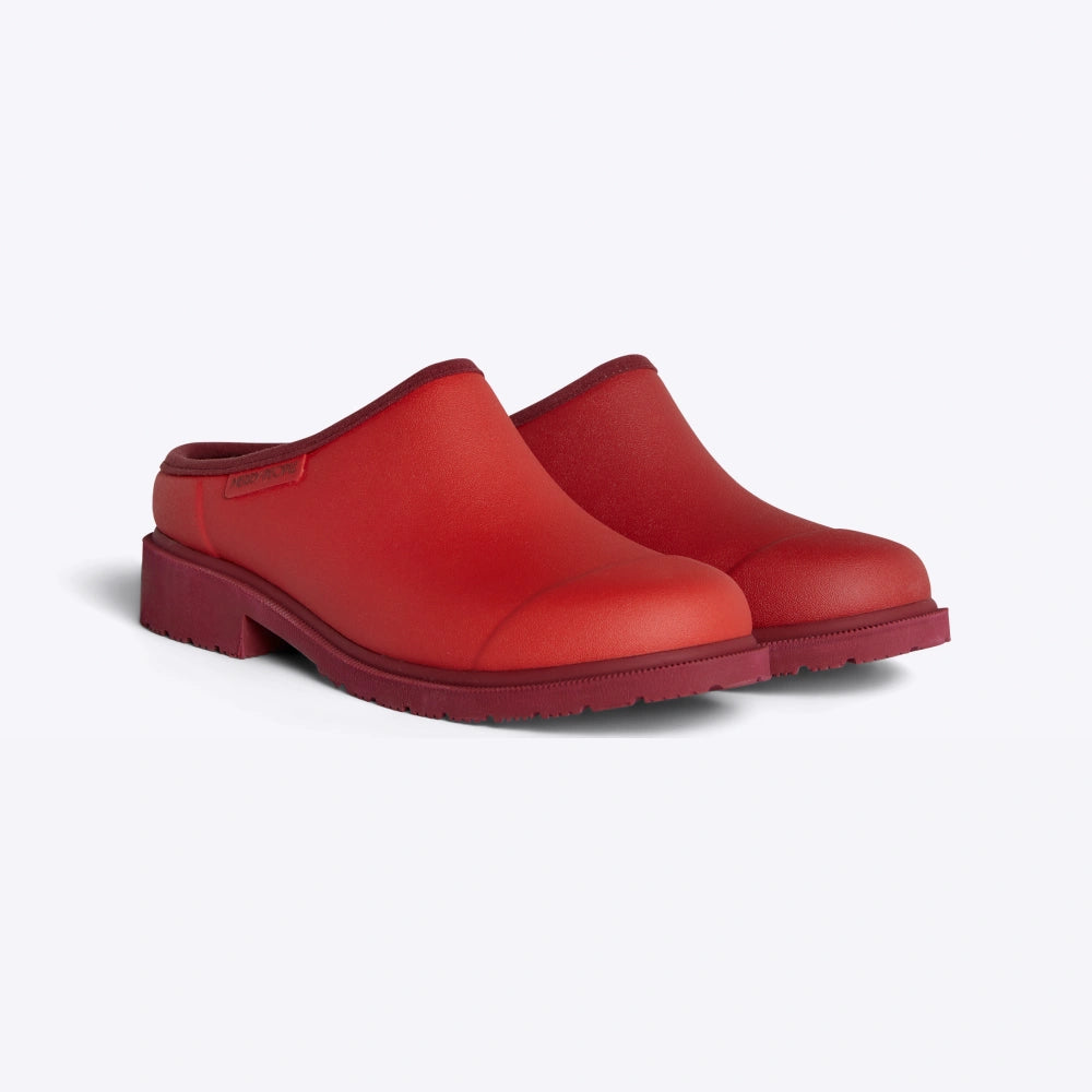 Red womens deals clogs
