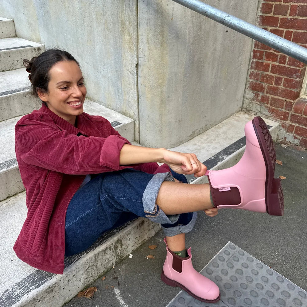 Bobbi Rain Boot // Dusty Pink