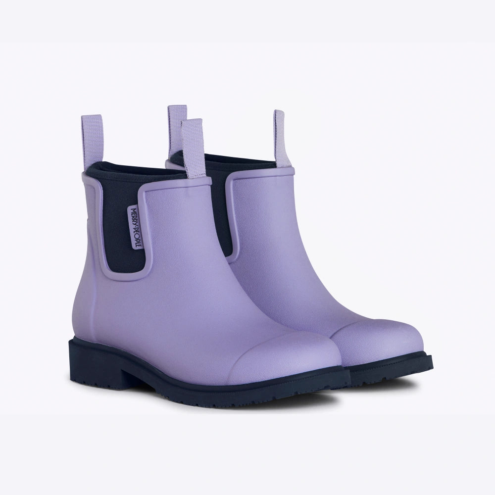 Bobbi Rain Boot // Lavender & Navy