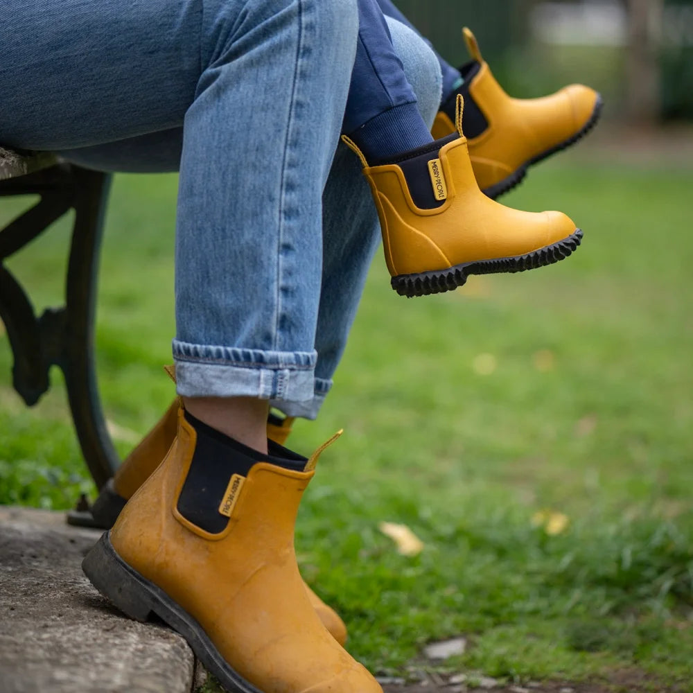 Bobbi Kids Rain Boot // Mustard Yellow