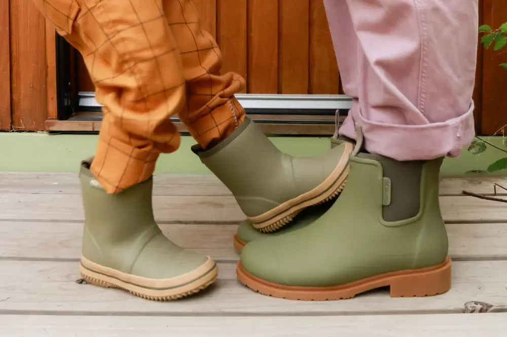 Mom & Me Style with Matching Merry People Rain Boots