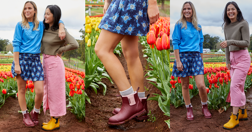 Warm weather rain hot sale boots