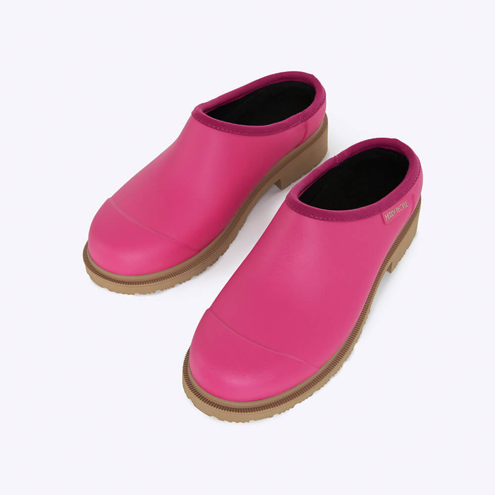 Billie Clog // Fuchsia Pink