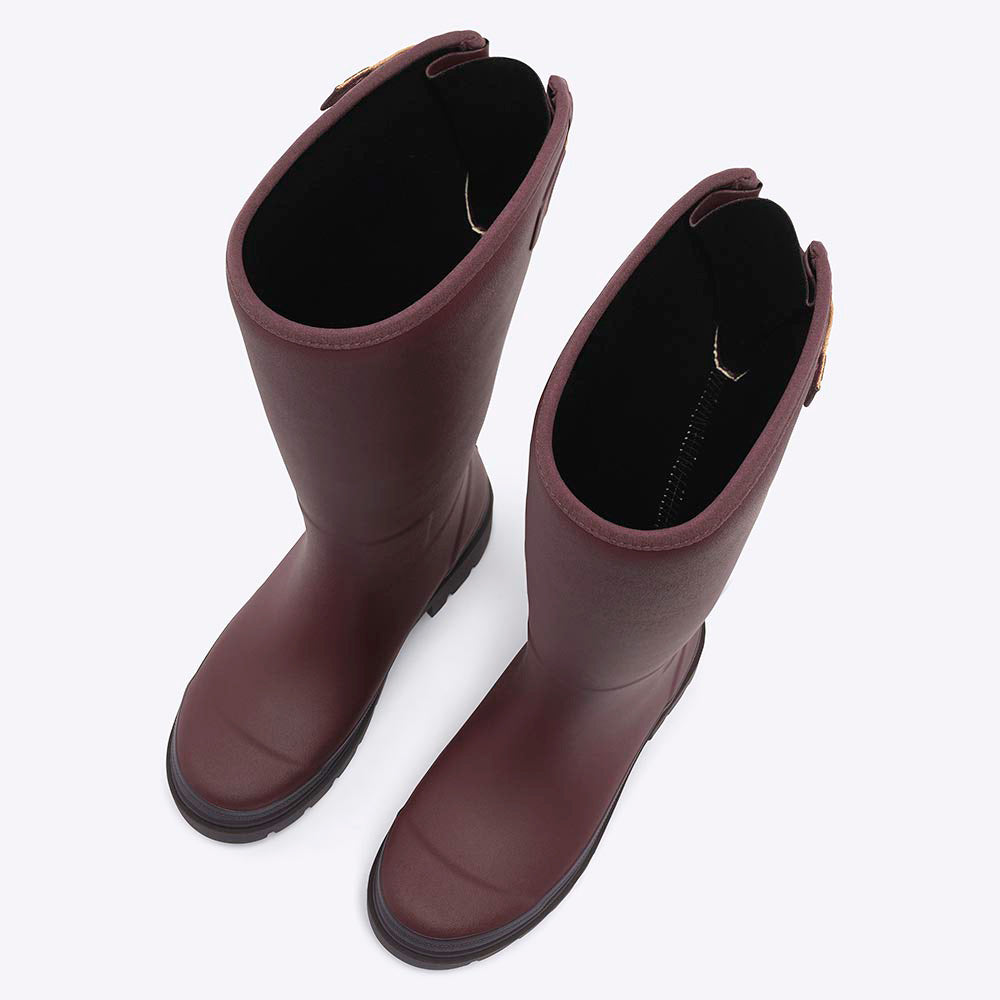 Fergie Tall Rain Boot // Dark Cherry