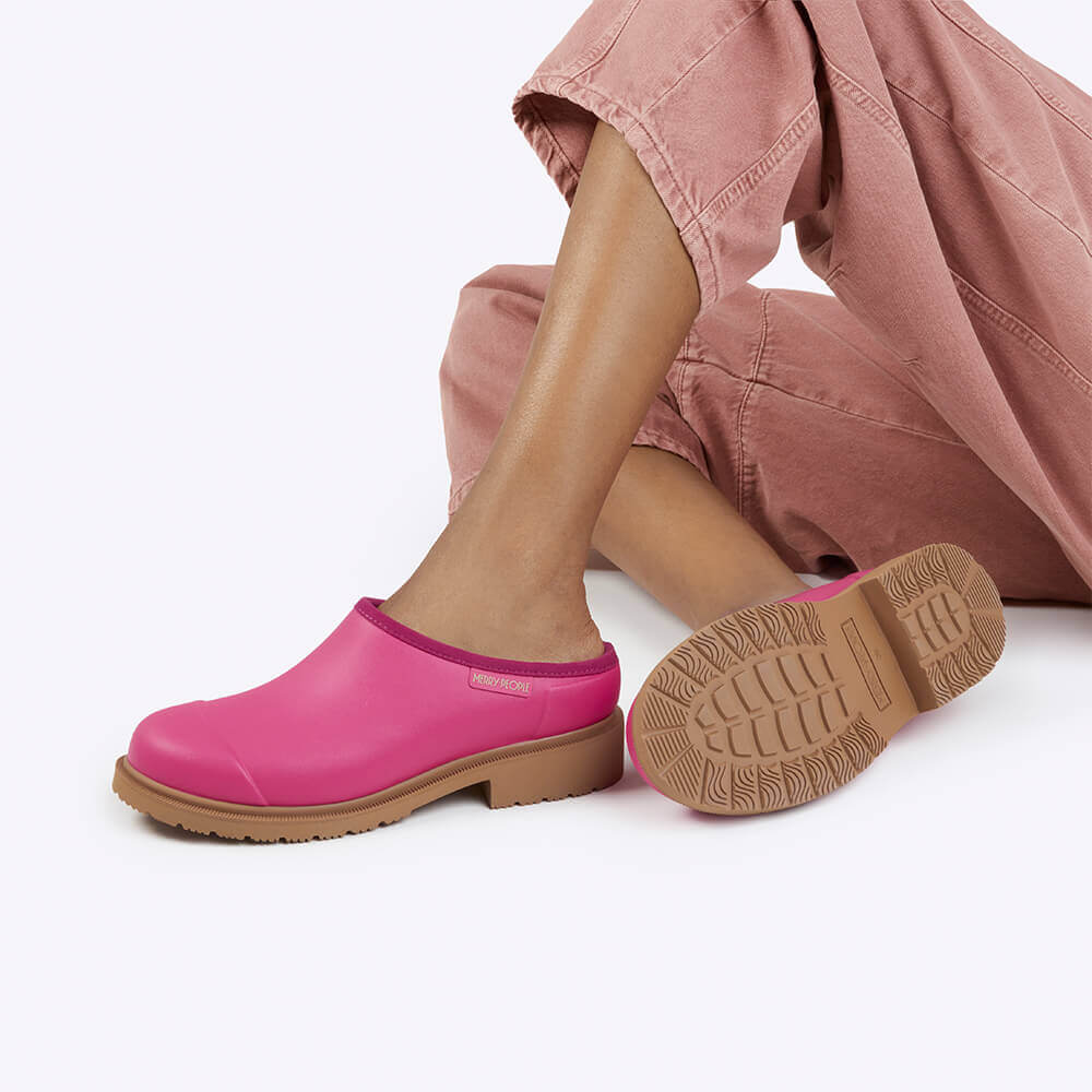 Billie Clog // Fuchsia Pink