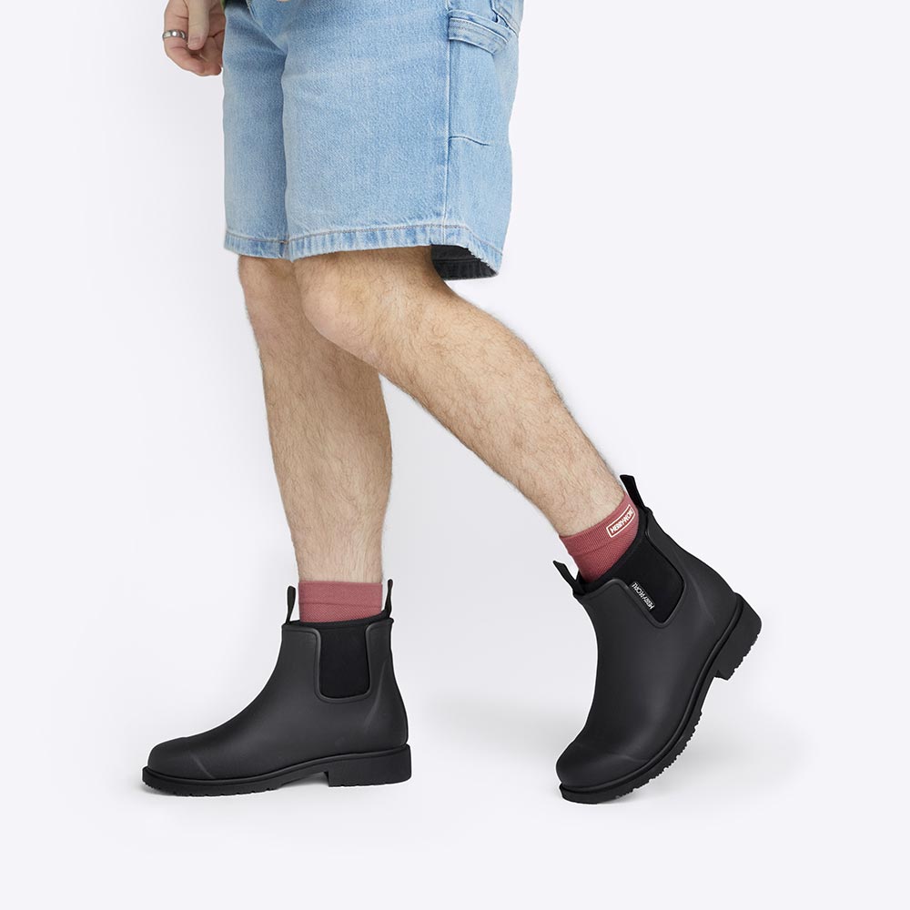 Bobbi Rain Boot // Black & Black