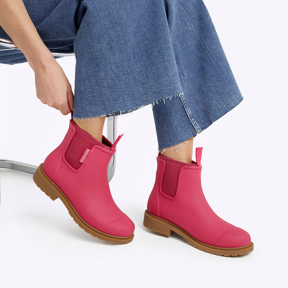 Bobbi Rain Boot // Fuchsia Pink