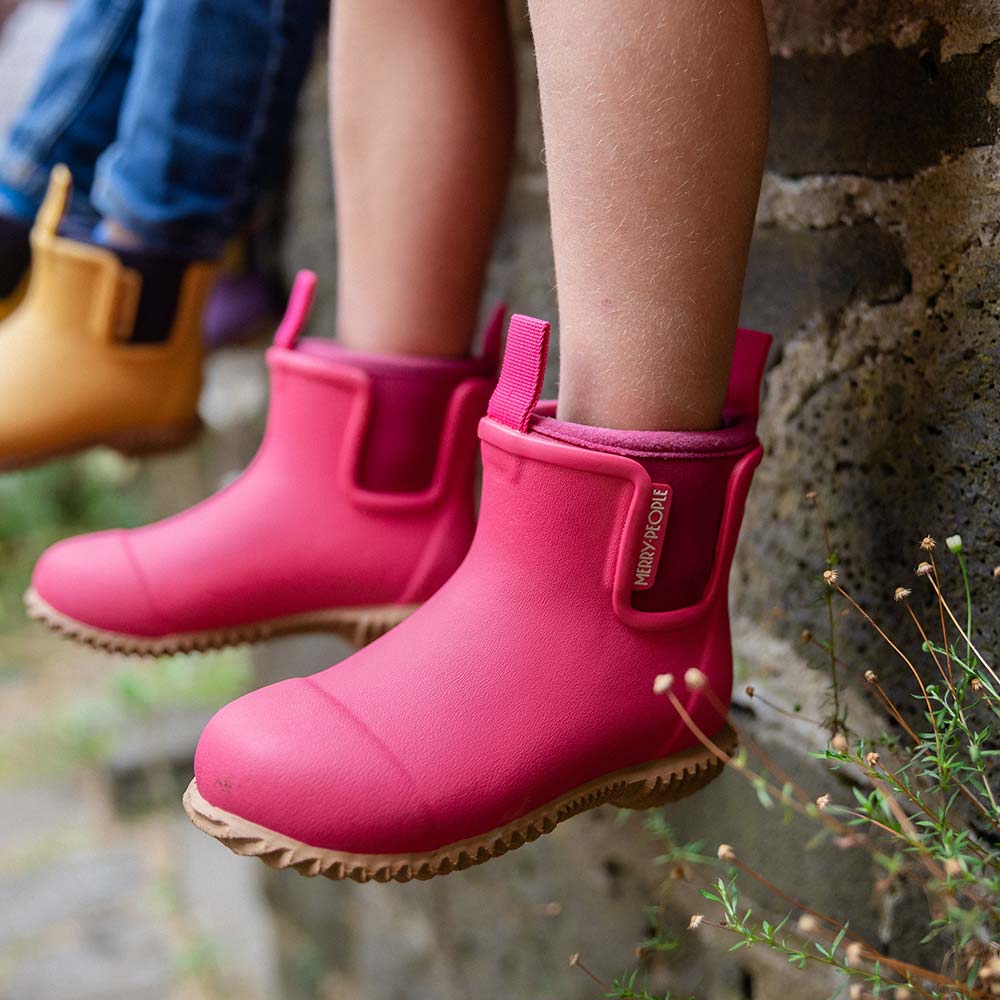 Bobbi Kids Rain Boot // Fuchsia Pink