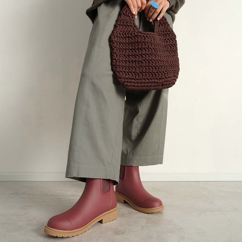Bobbi Rain Boot // Brick Red