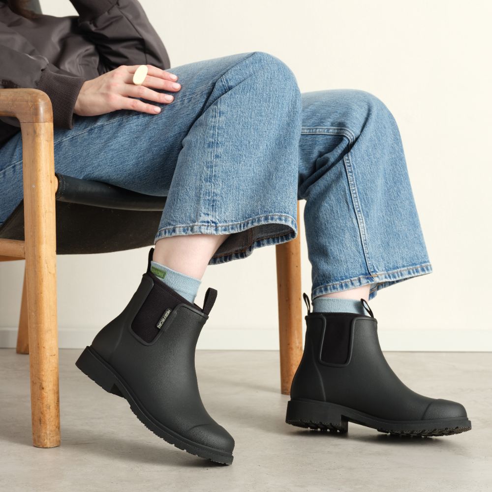 Bobbi Rain Boot // Black & Black