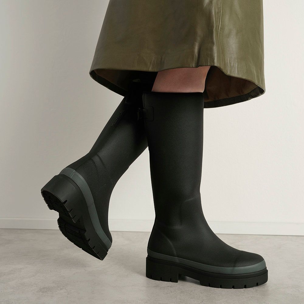 Fergie Tall Rain Boot // Black