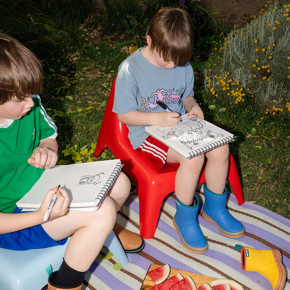Andie Kids Rain Boot // Ocean Blue