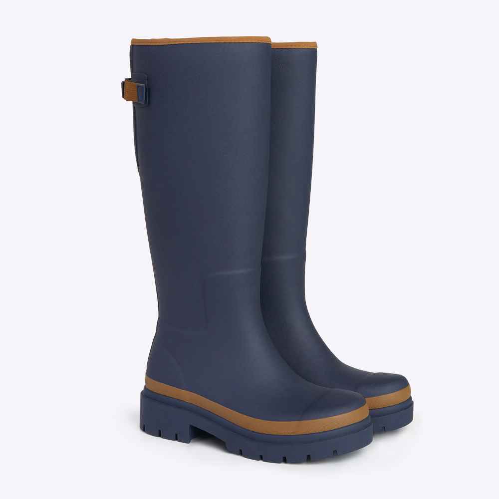 Fergie Tall Rain Boot // Oxford Blue