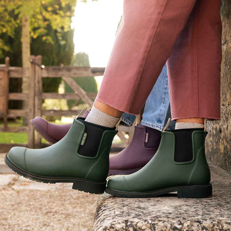 Kids Bobbi Boots- Forest Green