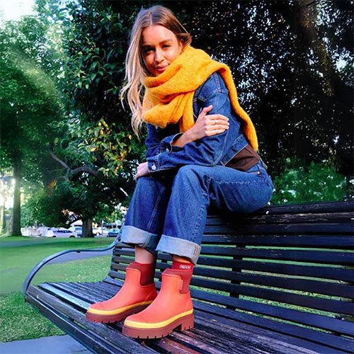 Tully Boot // Grapefruit Red