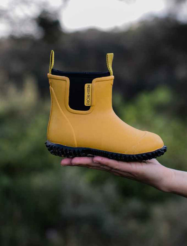 Kids Bobbi Boots- Mustard
