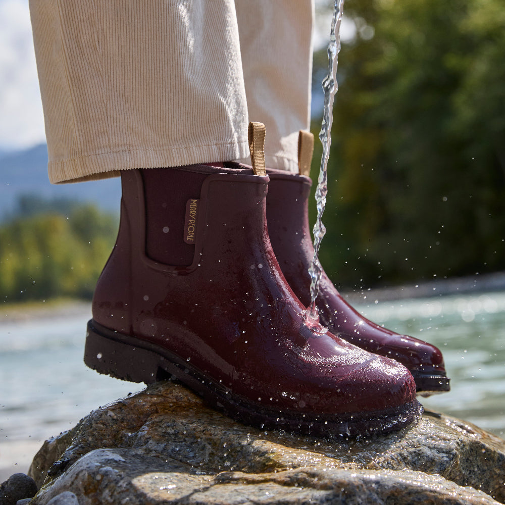 Bobbi Rain Boot // Dark Cherry