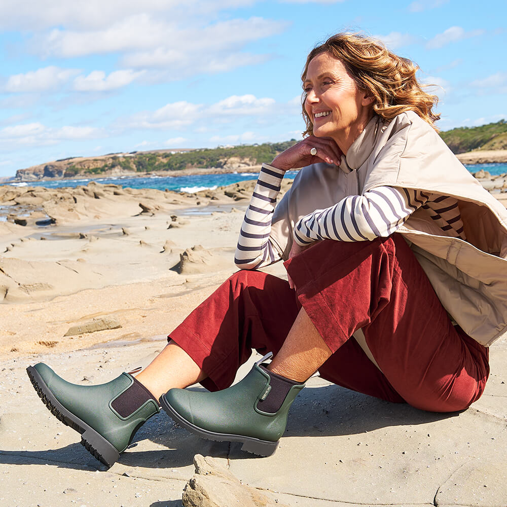 Bobbi Rain Boot // Forest Green