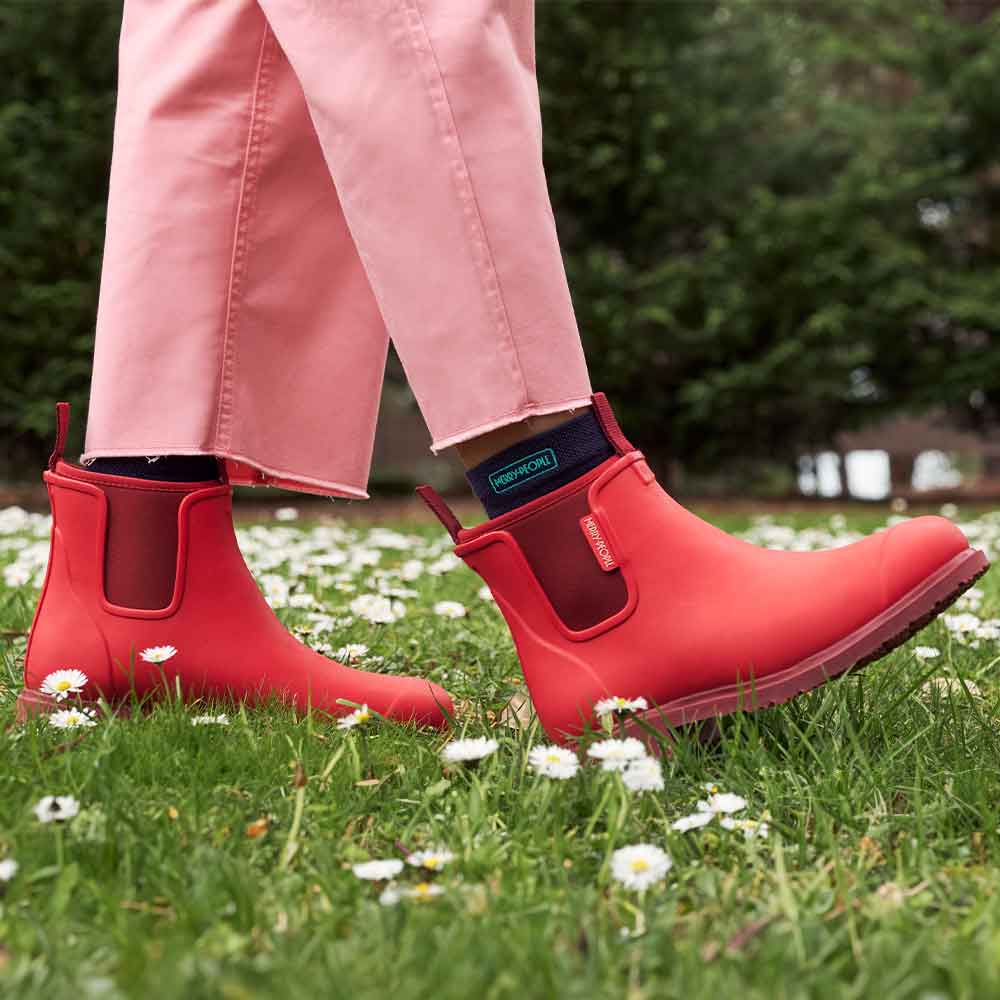 Bobbi Rain Boot // Poppy Red