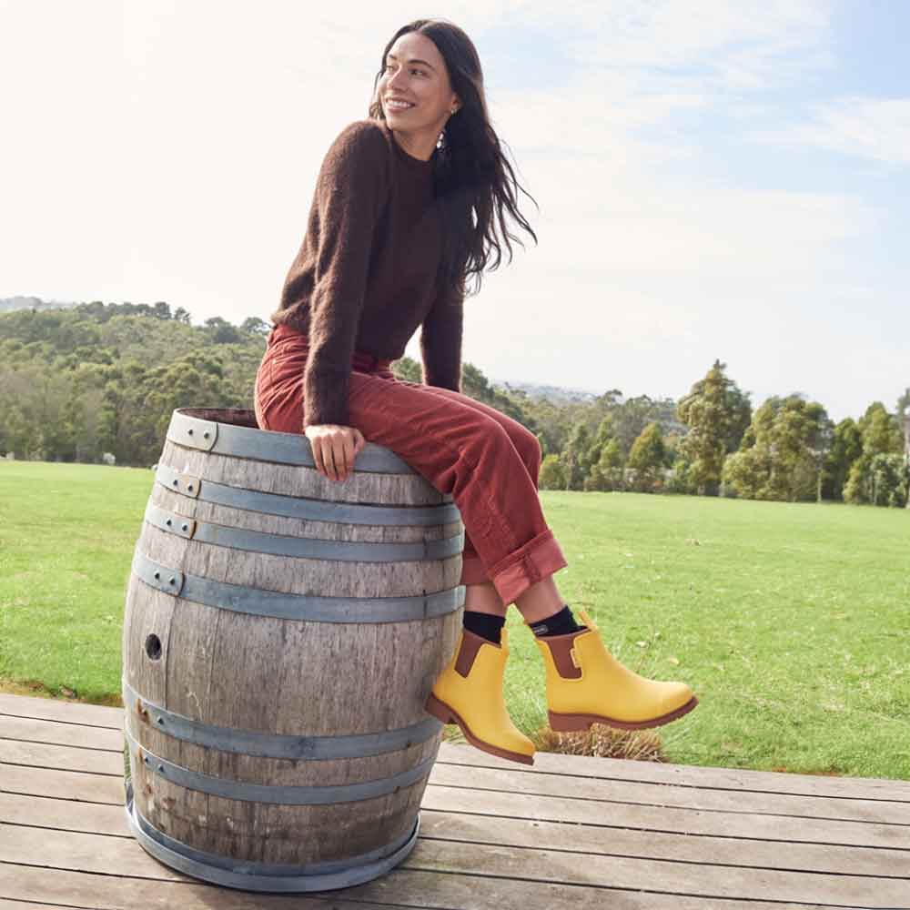 Bobbi Rain Boot // Sunflower Yellow