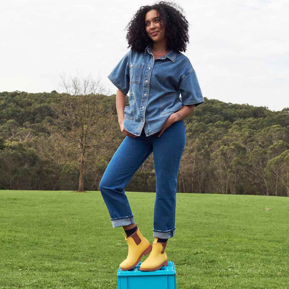 Bobbi Rain Boot // Sunflower Yellow