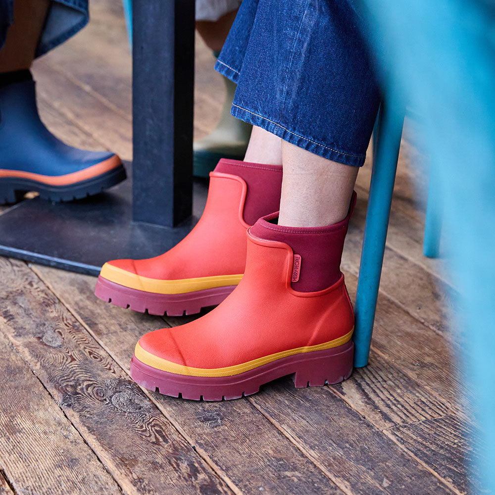Tully Boot // Grapefruit Red