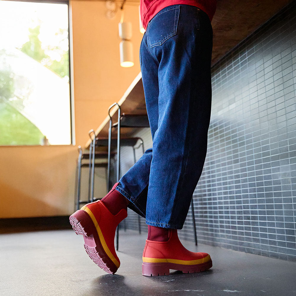 Tully Boot // Grapefruit Red