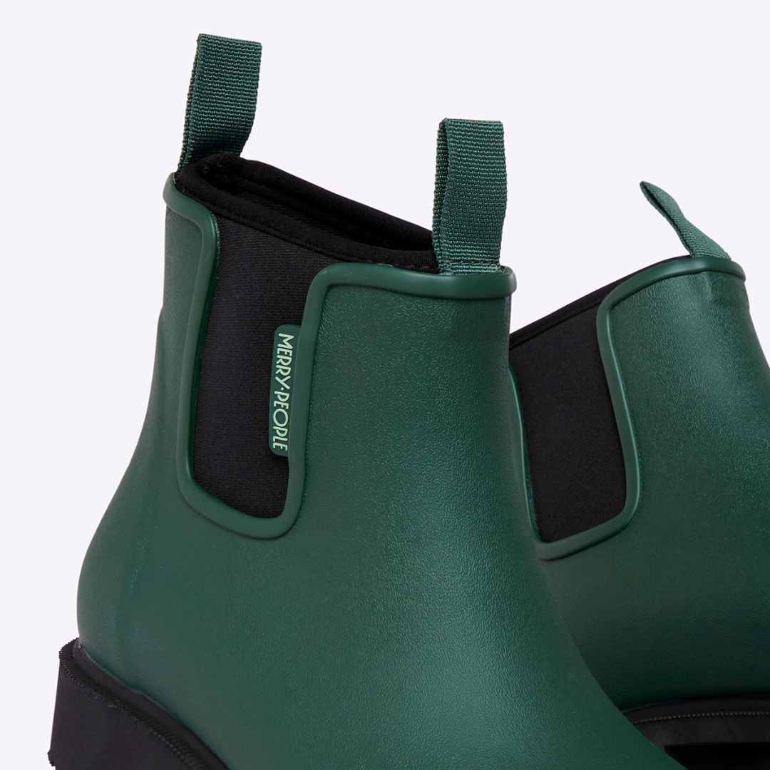 Bobbi Rain Boot // Alpine Green & Black