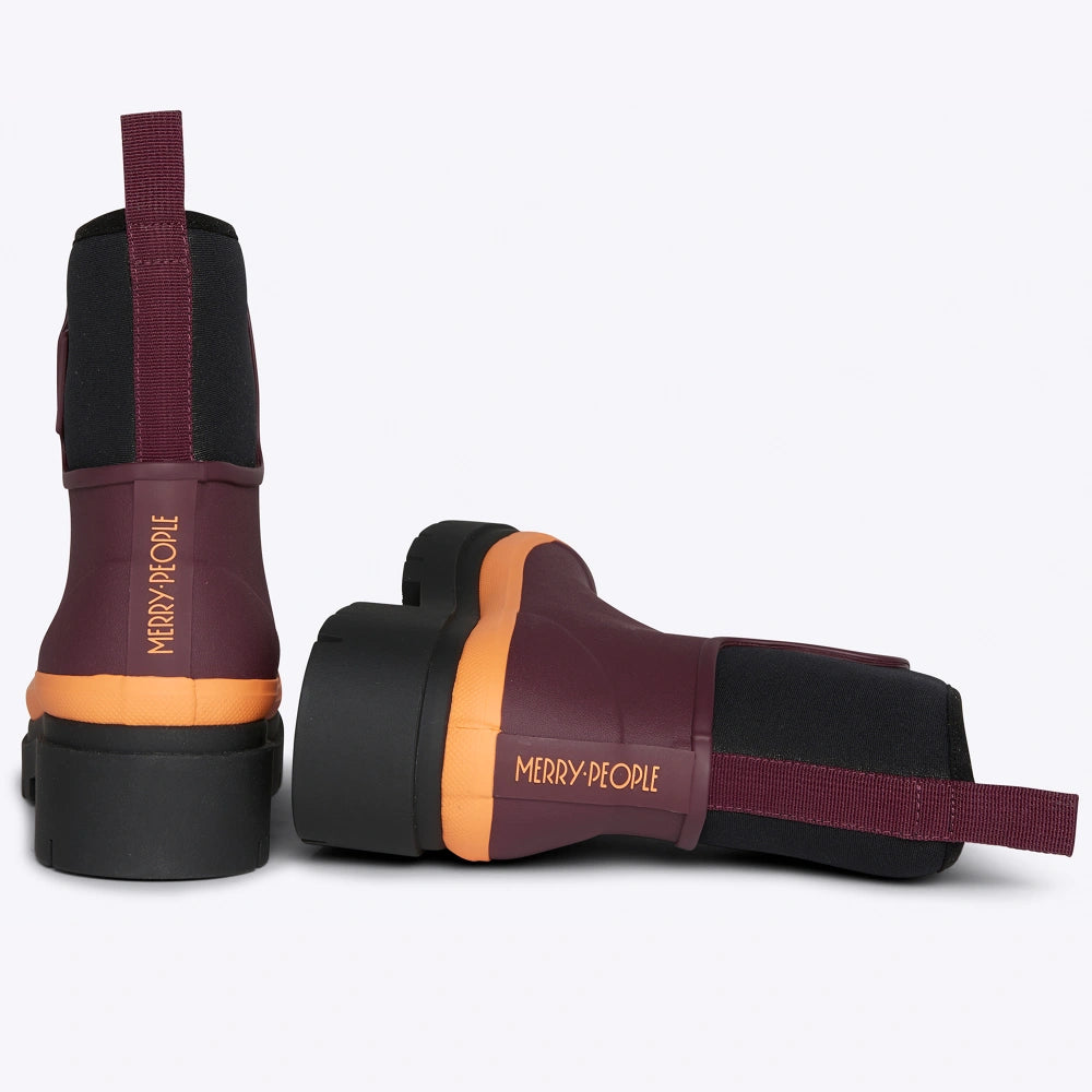 Tully Boot Tully Boot // Plum & Neon Orange