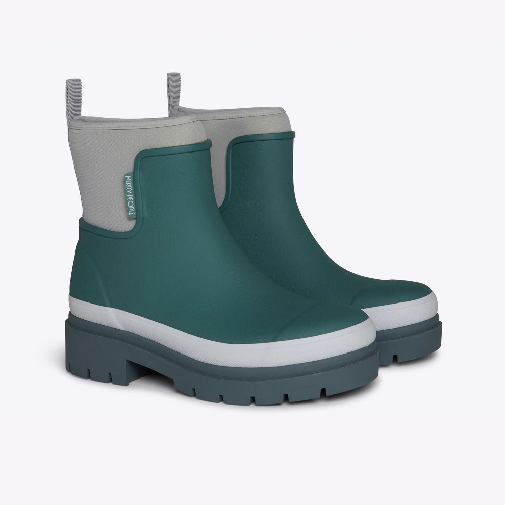 Tully Boot // Teal & Gray